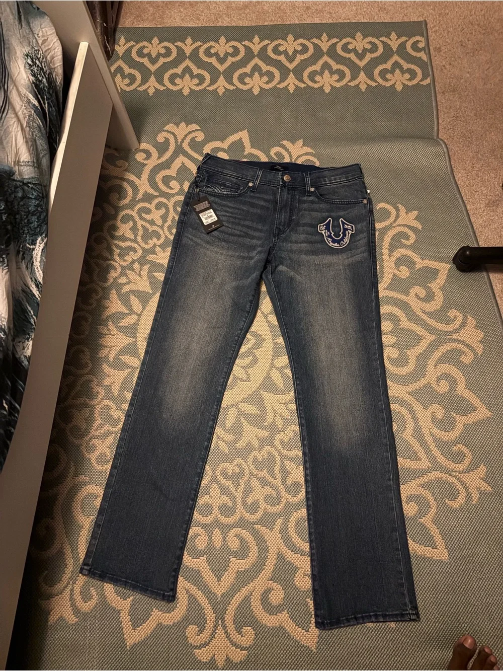 True Religion Men’s Blue Jeans Size 34x34 Brand New With Tags